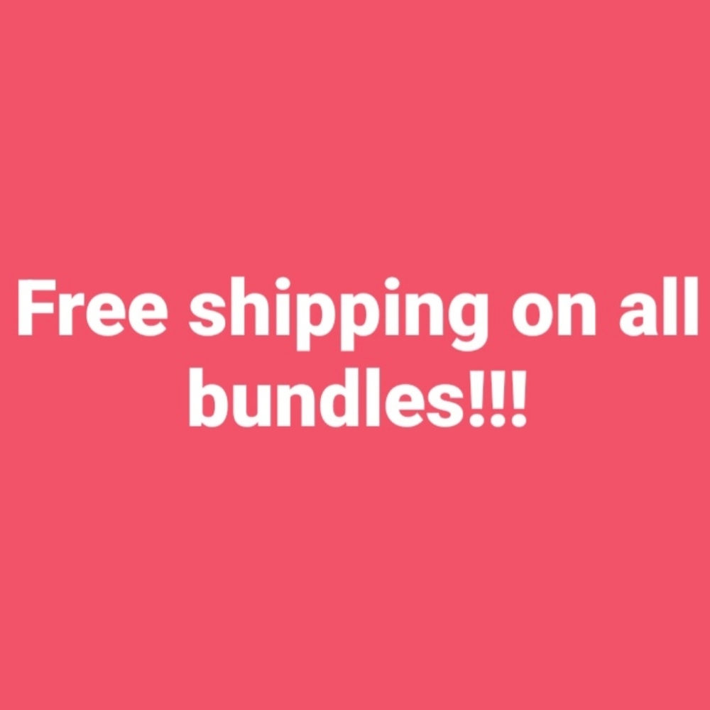 Free shipping on all bundles